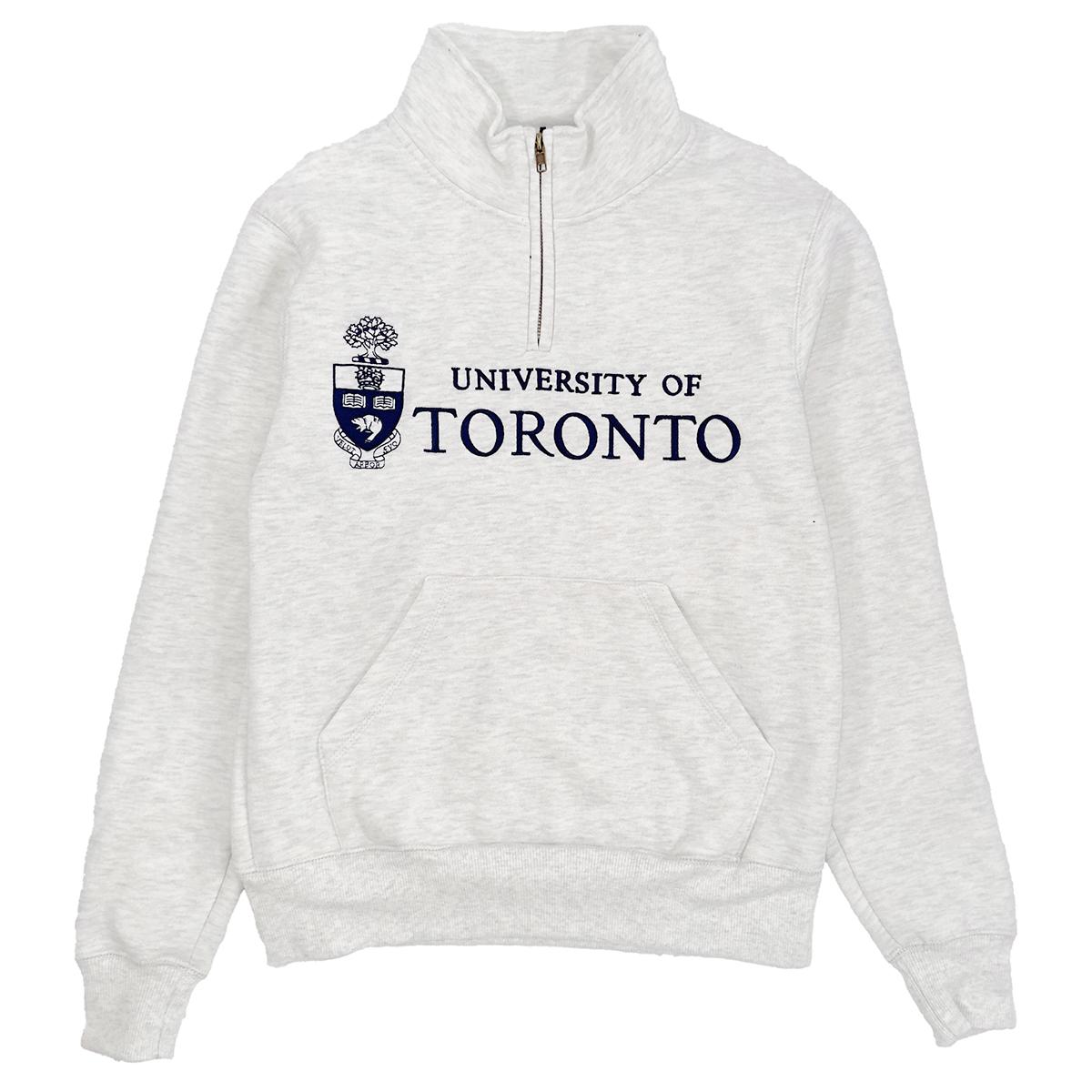 Women's Fitted Embroidered 1/4 Zip | Varsity Collection